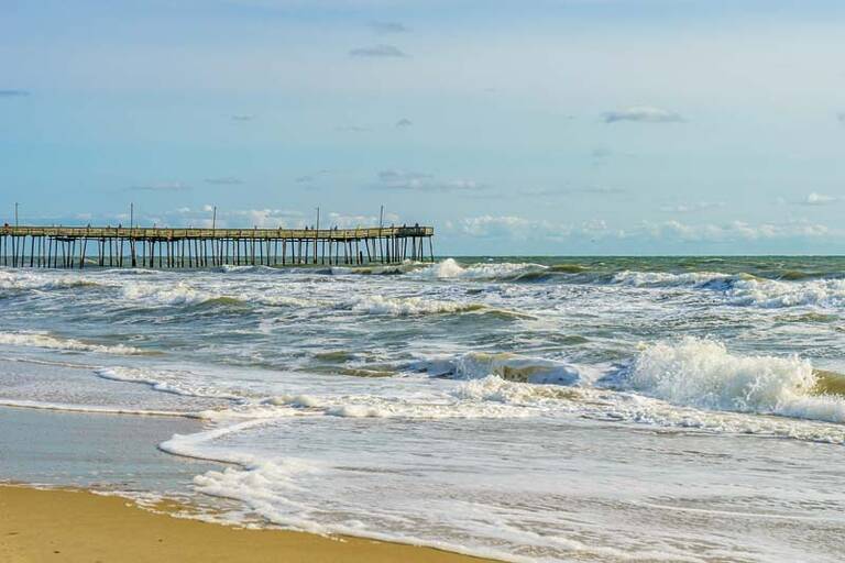 Virginia Beach Fishing Pier And Boardwalk
